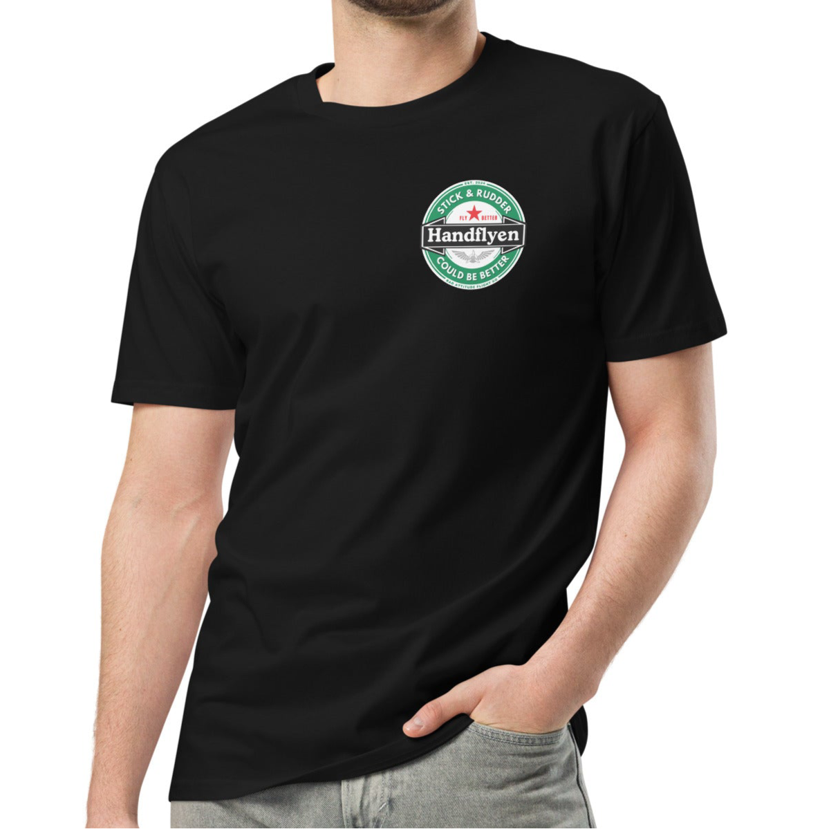 Handflyen T-shirt Black