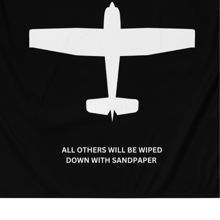 Airplane Parking - Sandpaper Flag