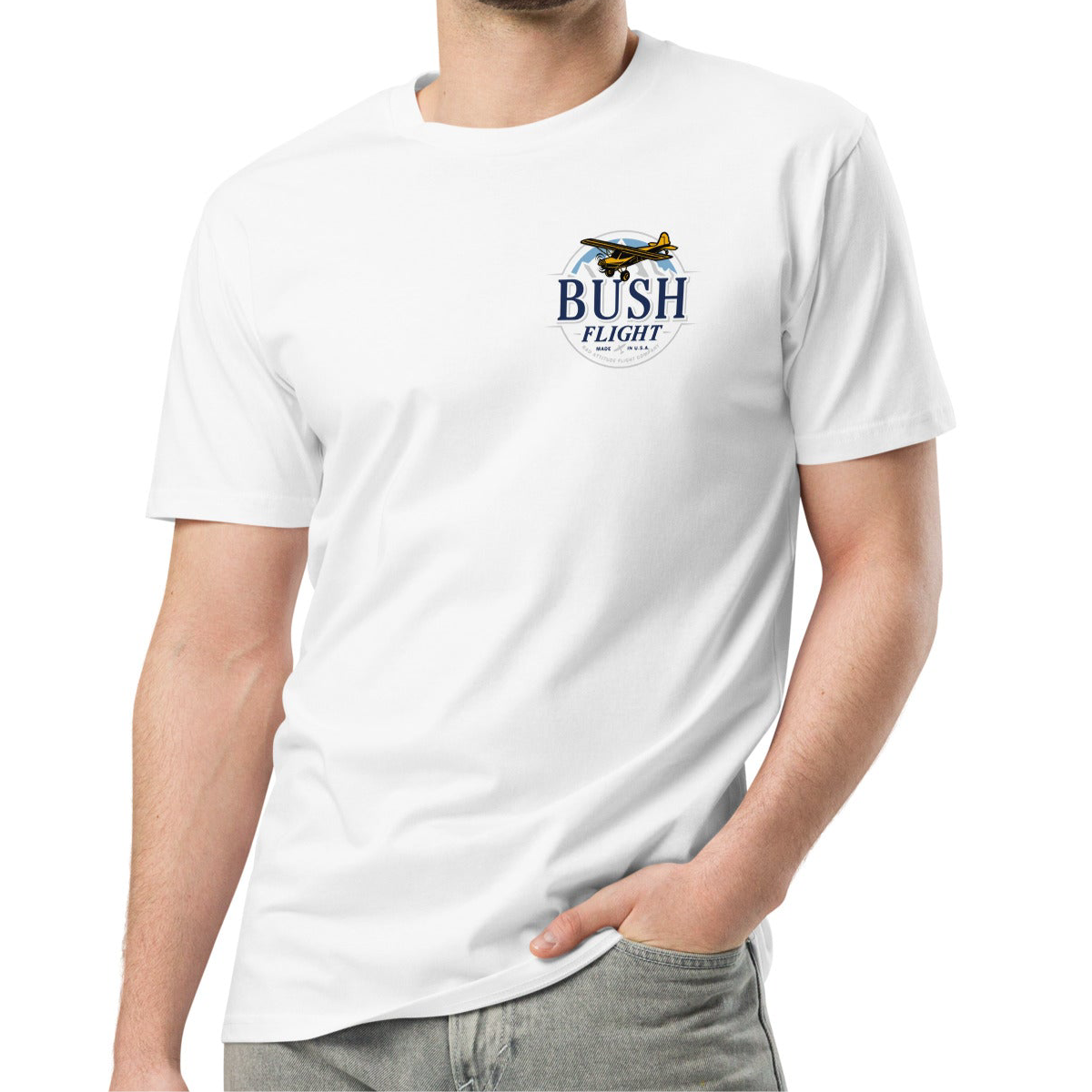 Bush Flight T-shirt White