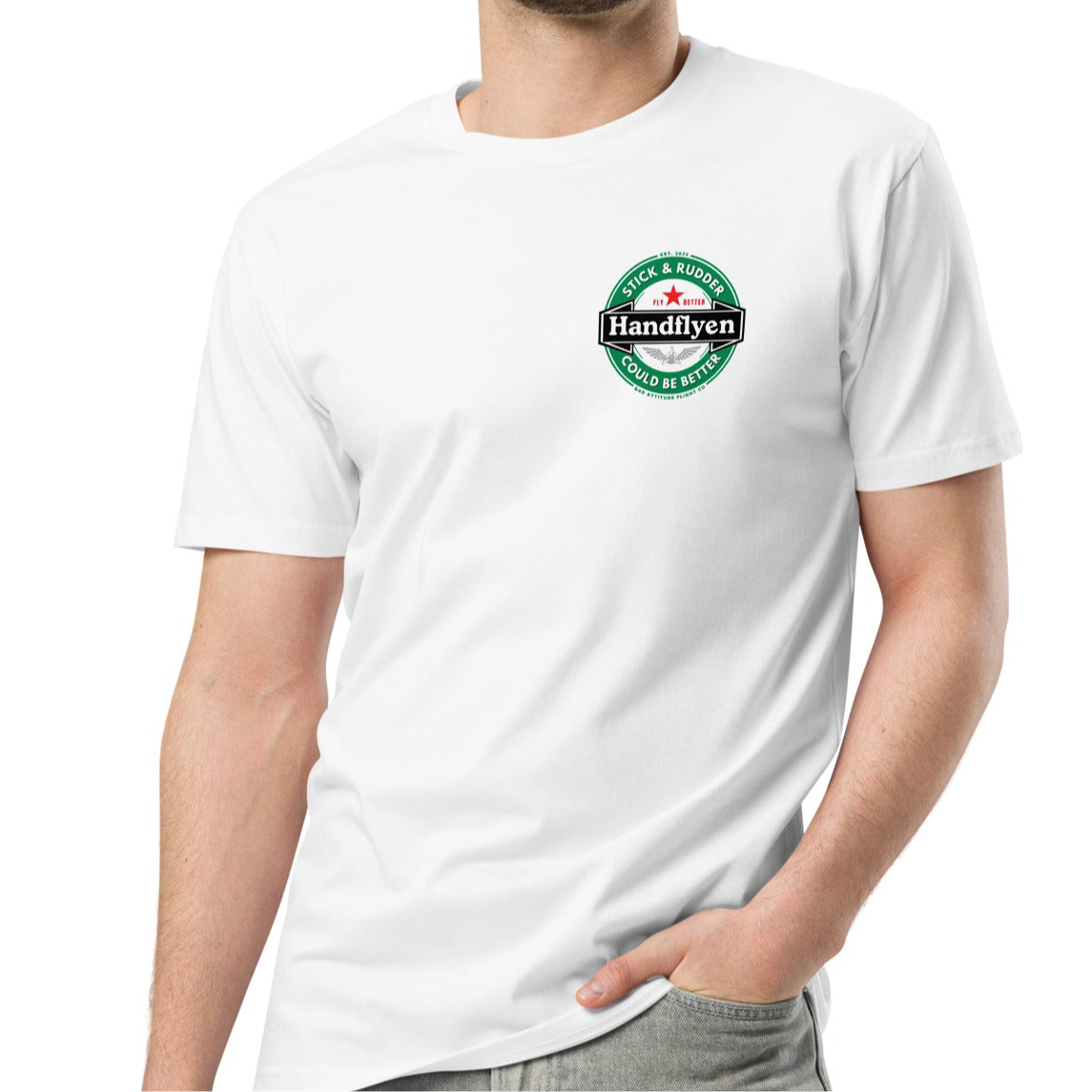 Handflyen T-shirt White