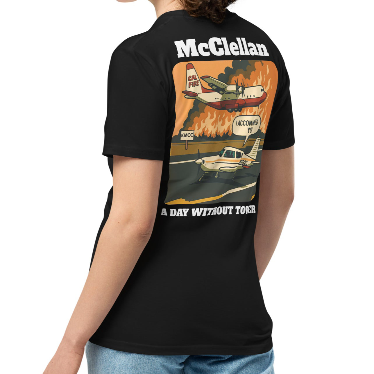 Fire Tanker CFI Drama T-Shirt (Black)