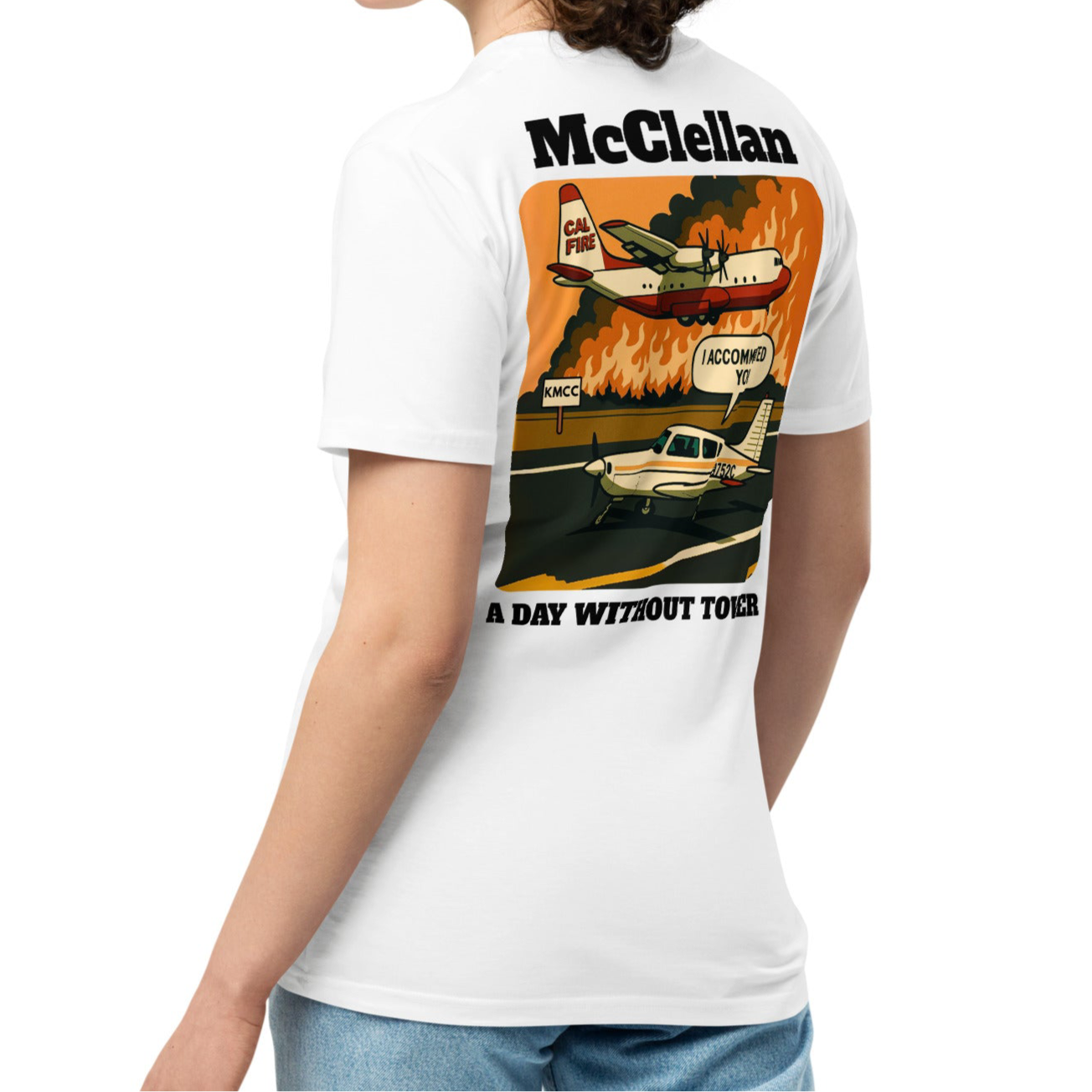 Fire Tanker CFI Drama T-Shirt (White)