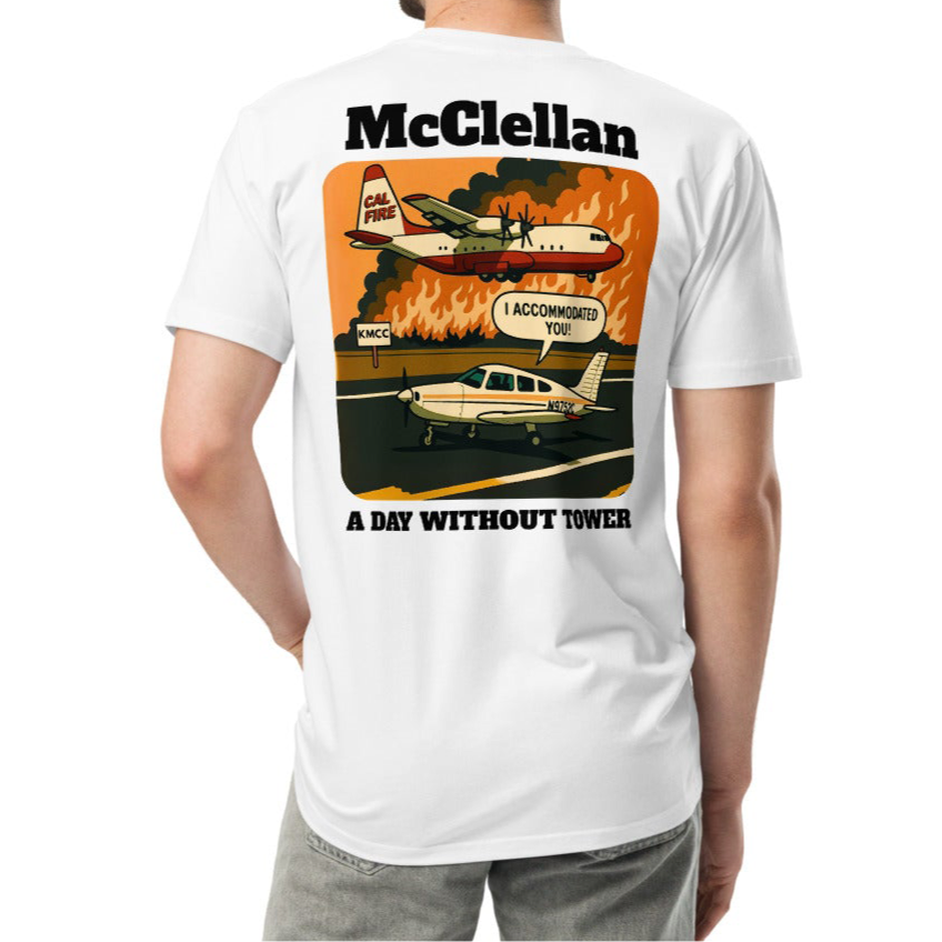Fire Tanker CFI Drama T-Shirt (White)
