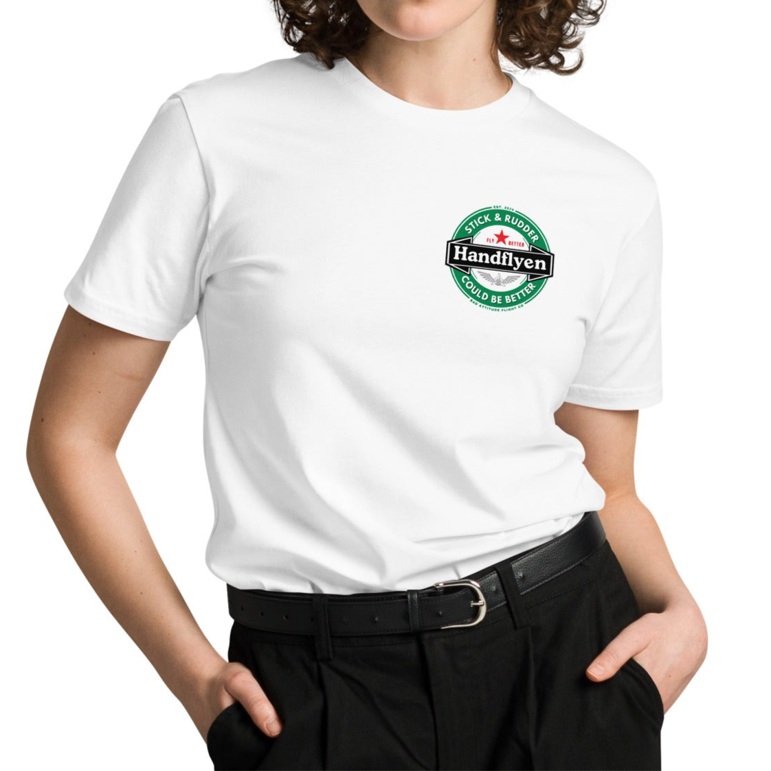 Handflyen T-shirt White