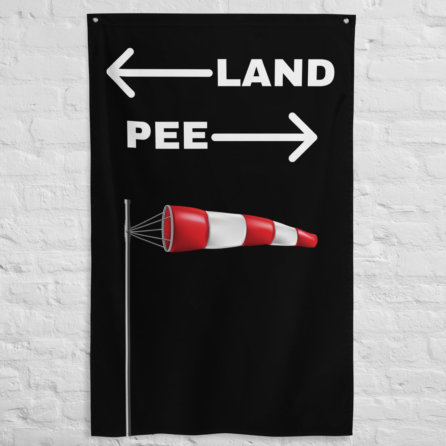 Land | Pee Flag