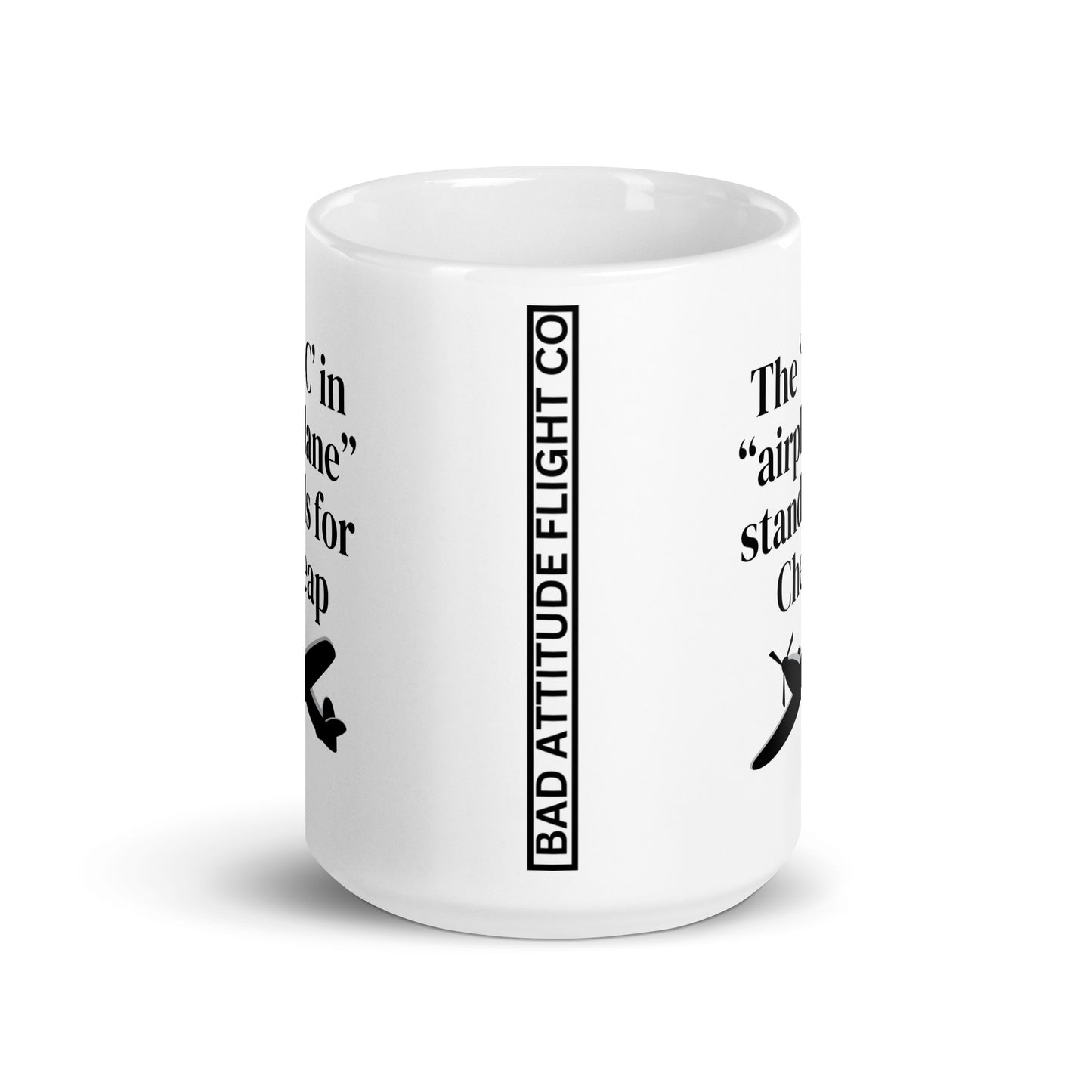 The ‘C’ in “Airplane” Mug