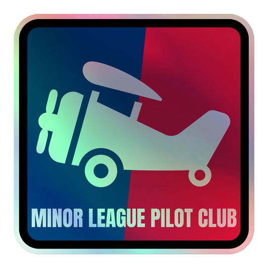 Minor League Pilot Club Holographic Sticker
