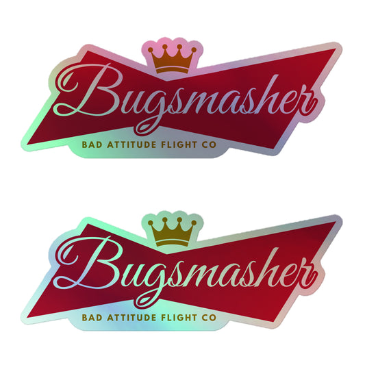 Bugsmasher Holographic Stickers