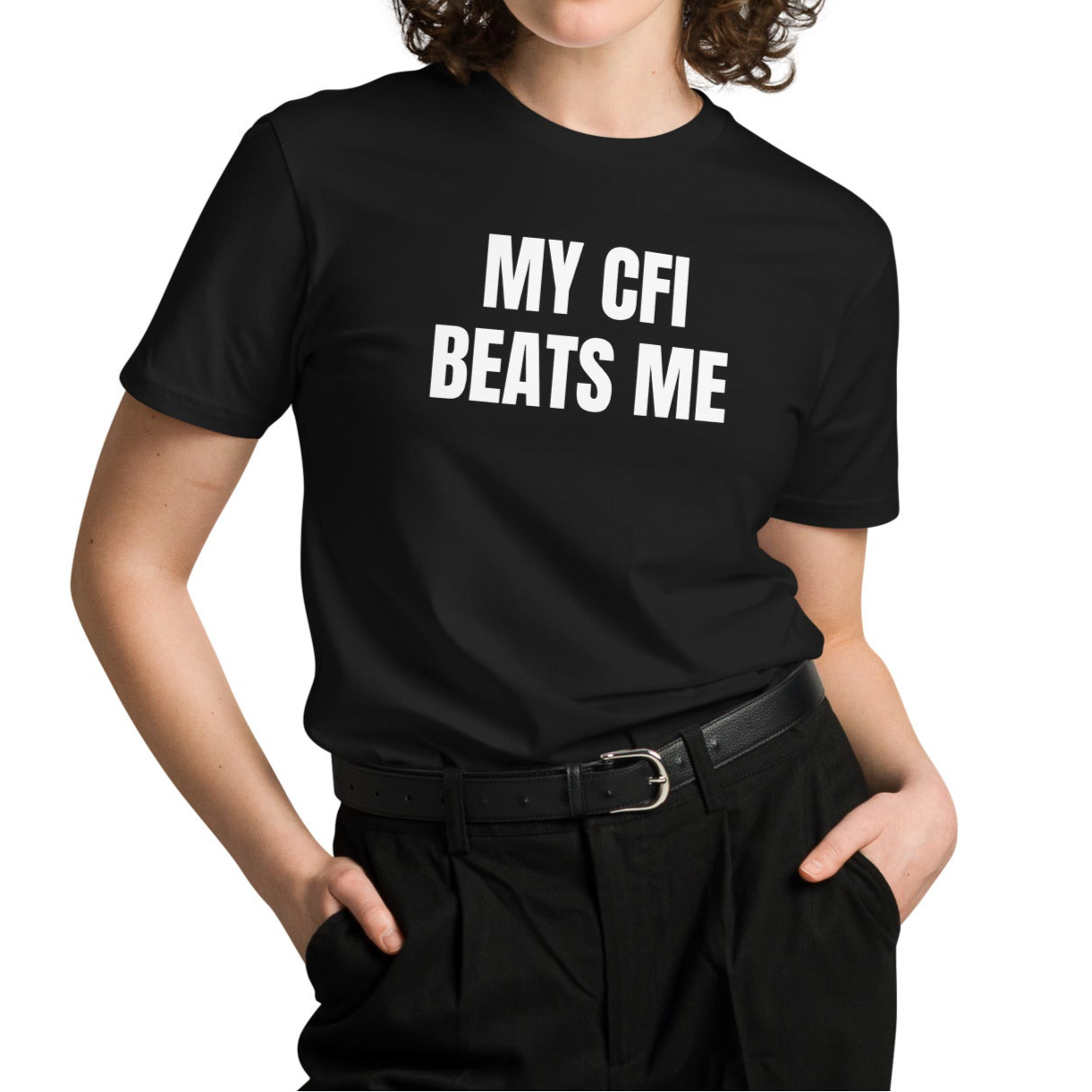 My CFI Beats Me T-shirt