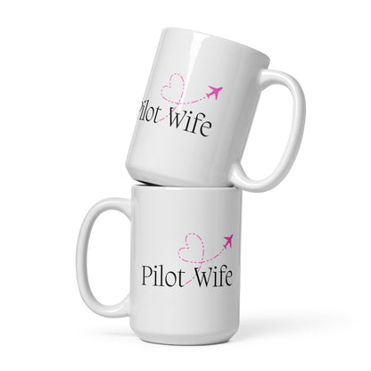 Pilot Wife Mug 15oz