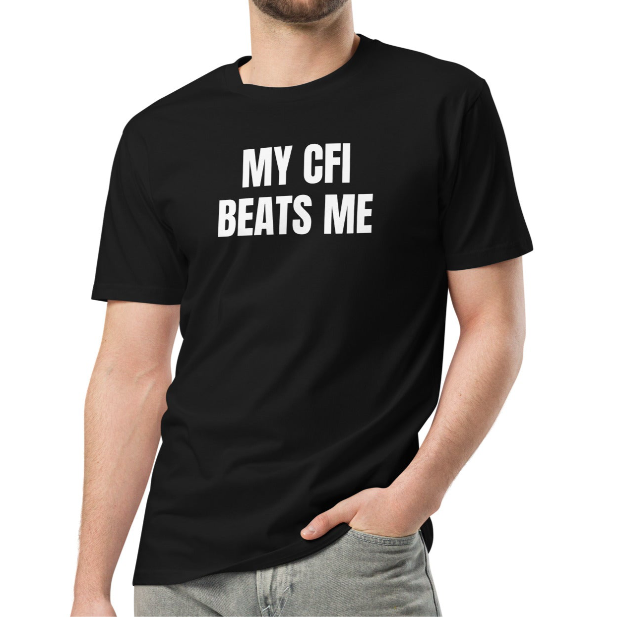 My CFI Beats Me T-shirt