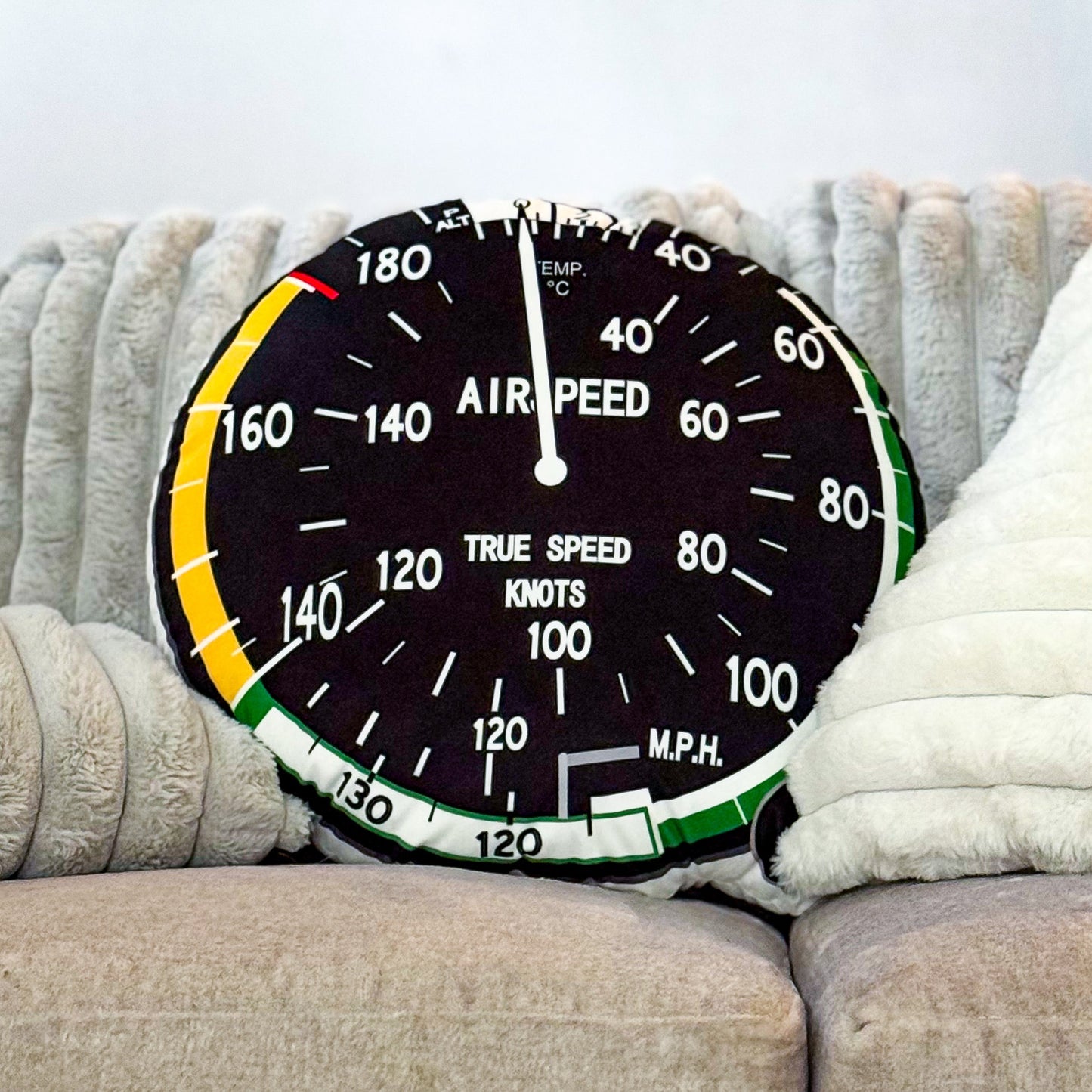 Airspeed Indicator Pillow