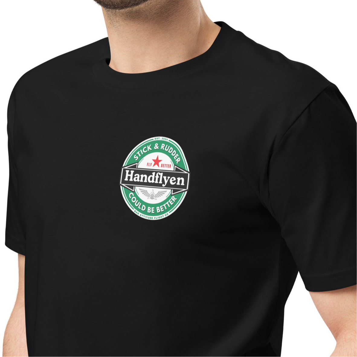 Handflyen T-shirt Black