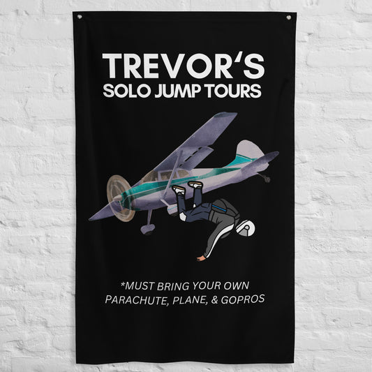 Trevor’s Solo Jump Tours Flag