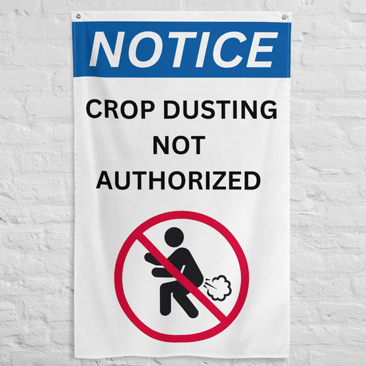 Crop Dusting Notice Flag