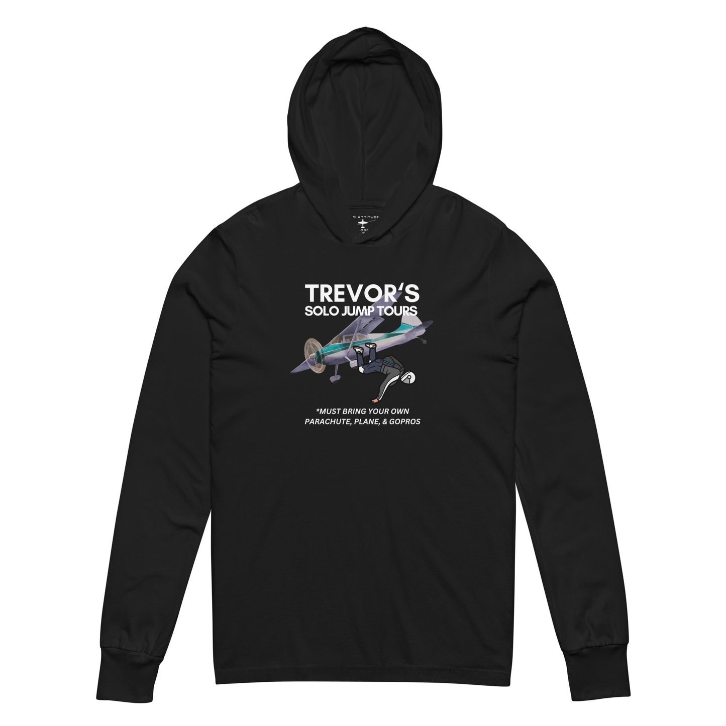 Trevor’s Solo Jump Tours Hooded Tee