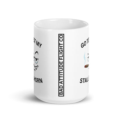 Go Test My Stall Horn Mug