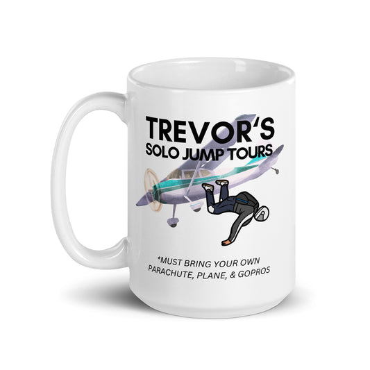 Trevor’s Solo Jump Tours Mug