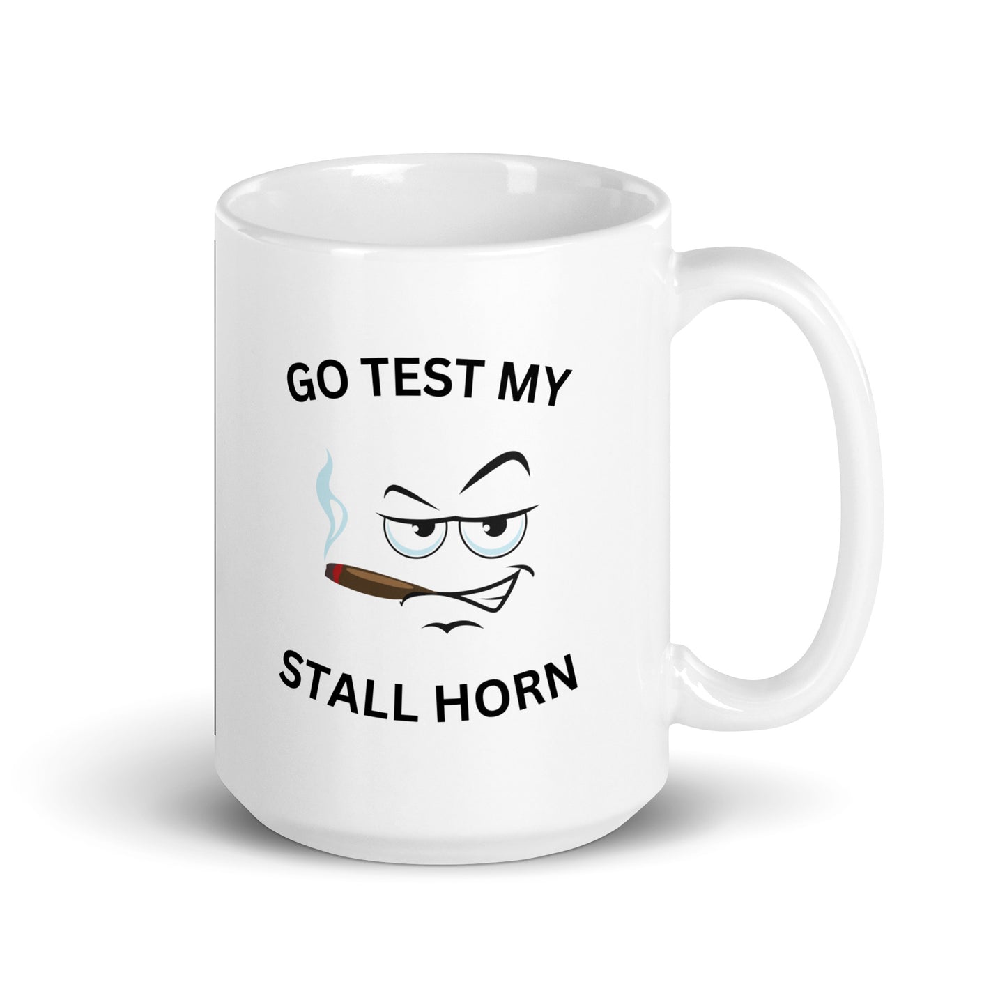 Go Test My Stall Horn Mug