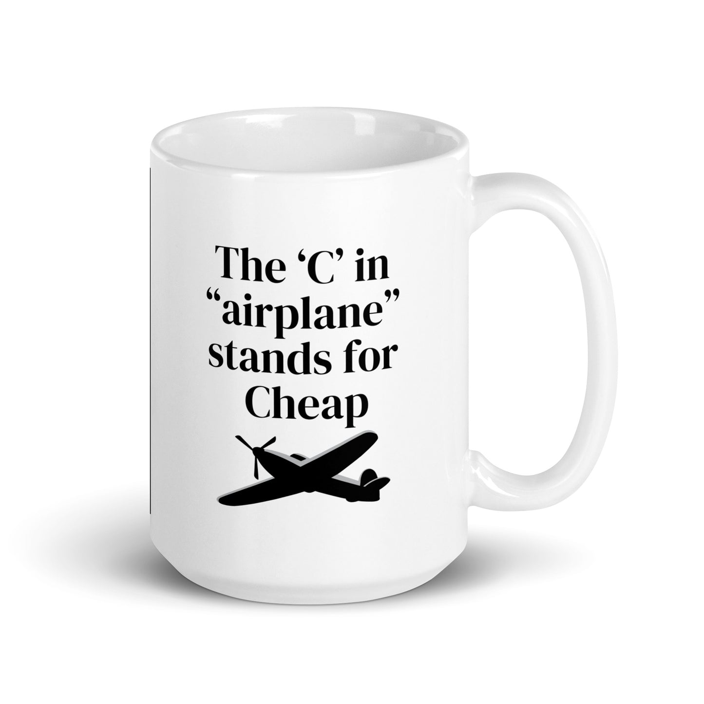 The ‘C’ in “Airplane” Mug